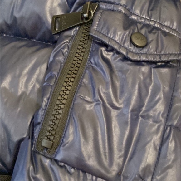 SAM Blue SoHo Down Coat with Belt - Picture 6 of 11